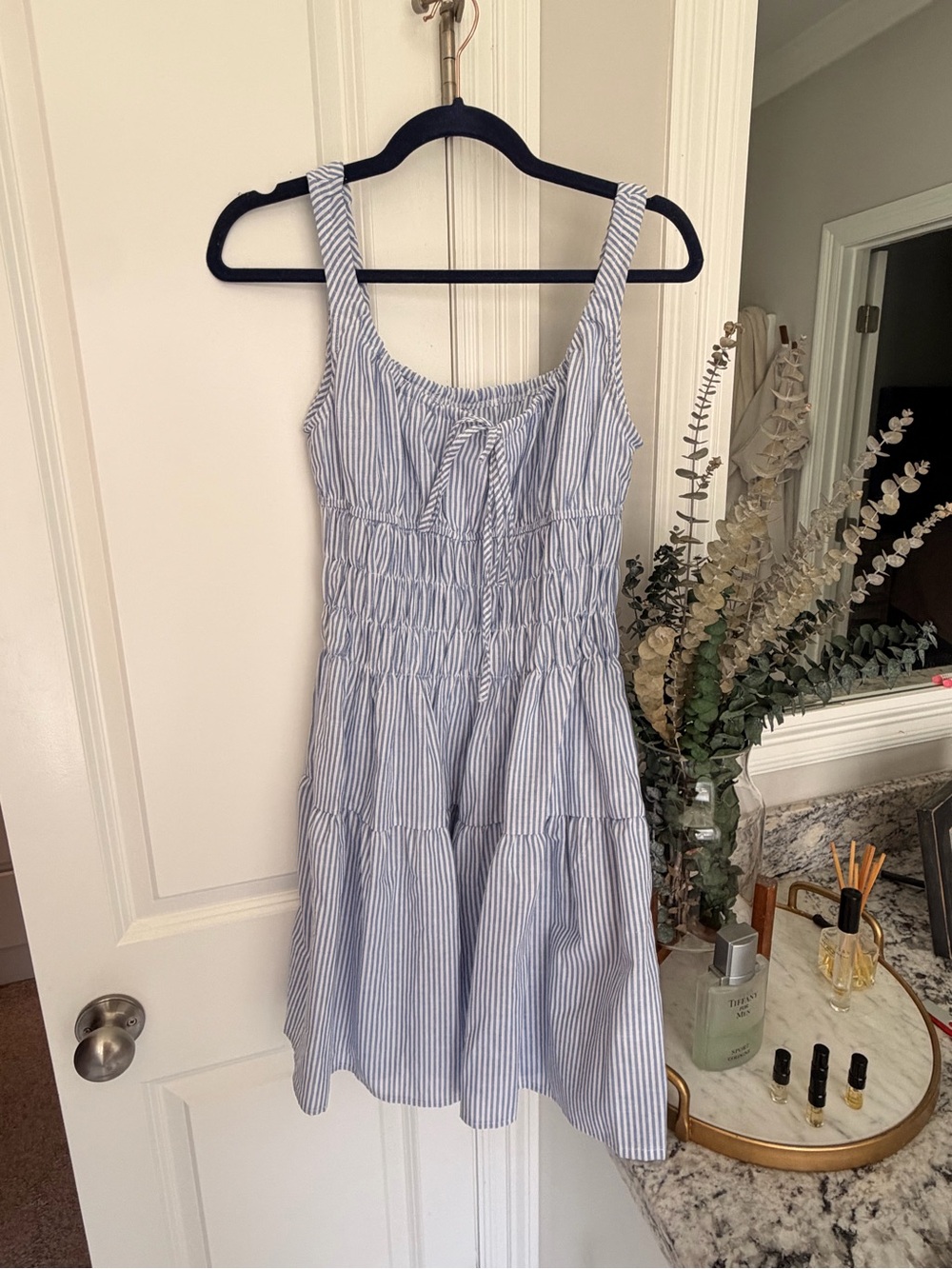 H&M Striped Tiered Sundress